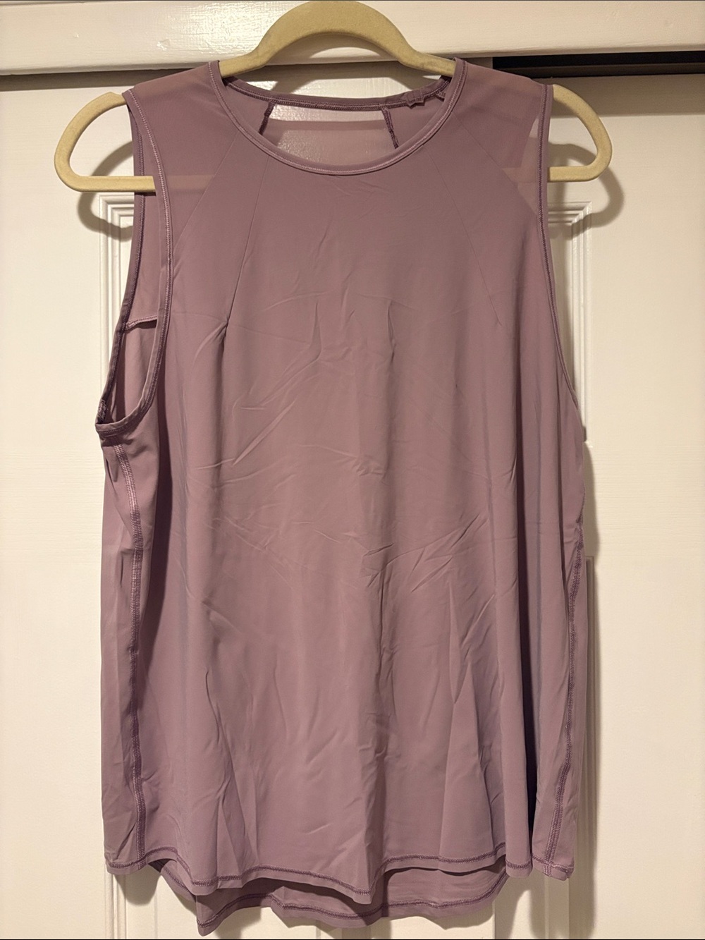 Lululemon Sleeveless Active Tank Top w/mesh insets in Lavender Luxe